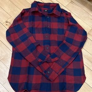 Uniqlo Plaid Flannel Shirt XS